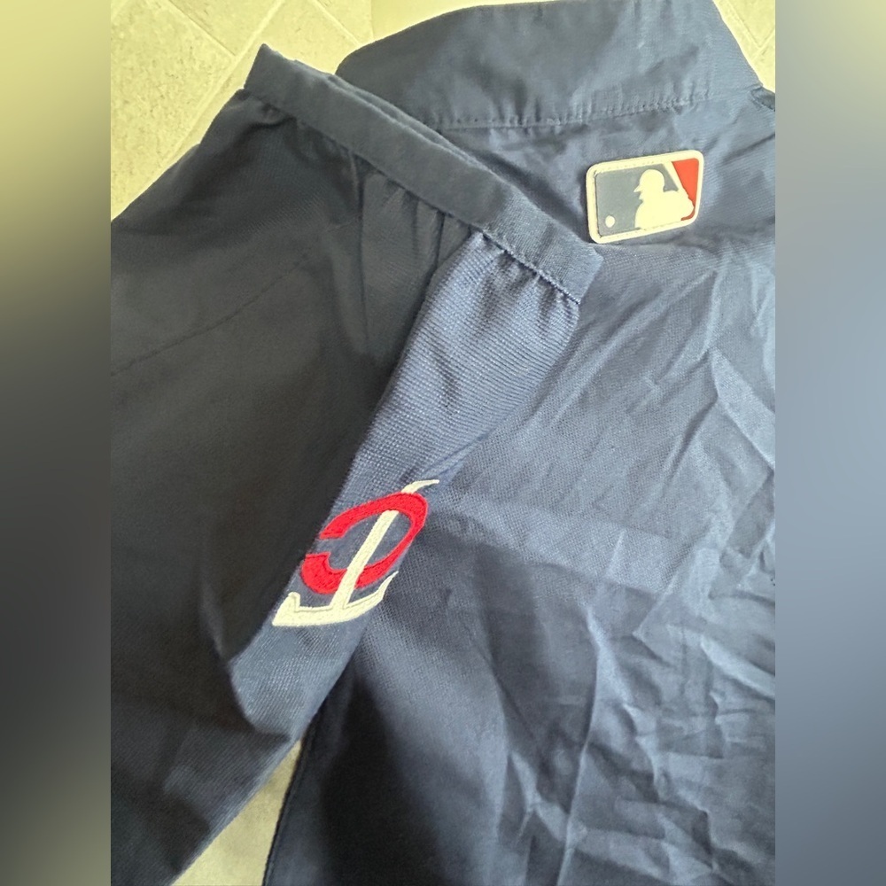 Majestic Minnesota Twins windbreaker pull over cool base size M MLB - Picture 8 of 10